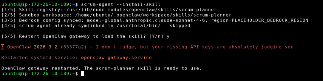 Install the OpenClaw skill